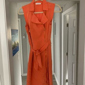 Calvin Klein orange dress - size 4